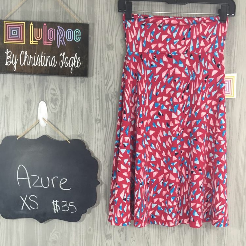 LuLaRoe XS Azure Skirt